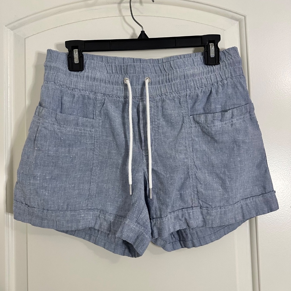 Athleta Cabo Linen 4" Shorts
